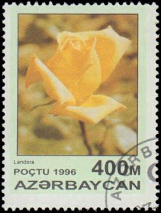 Azerbaijan #598-603, Complete Set(6), 1996, Flowers, Used, CTO