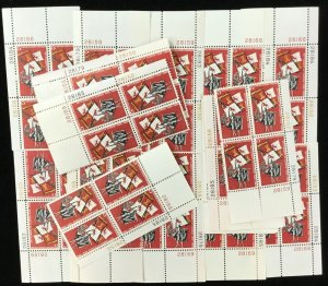 1271   Florida Settlement 400th Anniversary.   25 MNH 5 cent plate blocks.  1965