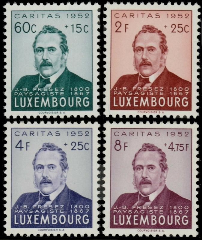 ✔️ LUXEMBOURG 1952 - CARITAS LANDSCAPER FRESEZ - SC. B170/B173 ** MNH [LX501]