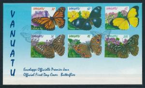 [98914] Vanuatu 1998 Insects Butterflies FDC  MNH