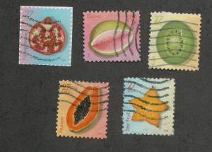 USA 2008, Tropical Fruit , Xf-used set  # 4253-4257