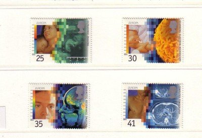 Great Britain Scott  1577-80 1994 Europa Medical Discoveries stamp set mint NH