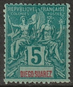 Diego Suarez 1893 Sc 41 MH*