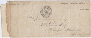 Civil War: Surgeon General's Office, Washington DC to 38th Ohio Inf, ... (53895)