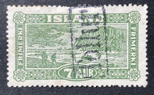 AlexStamps ICELAND #144 SUPERB Used