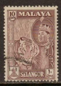 Malaya-Selangor  #119  used  (1961) 