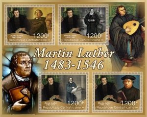 Stamps. Martin Luther Reforma 2023 year 1+1 sheets perforated  NEW