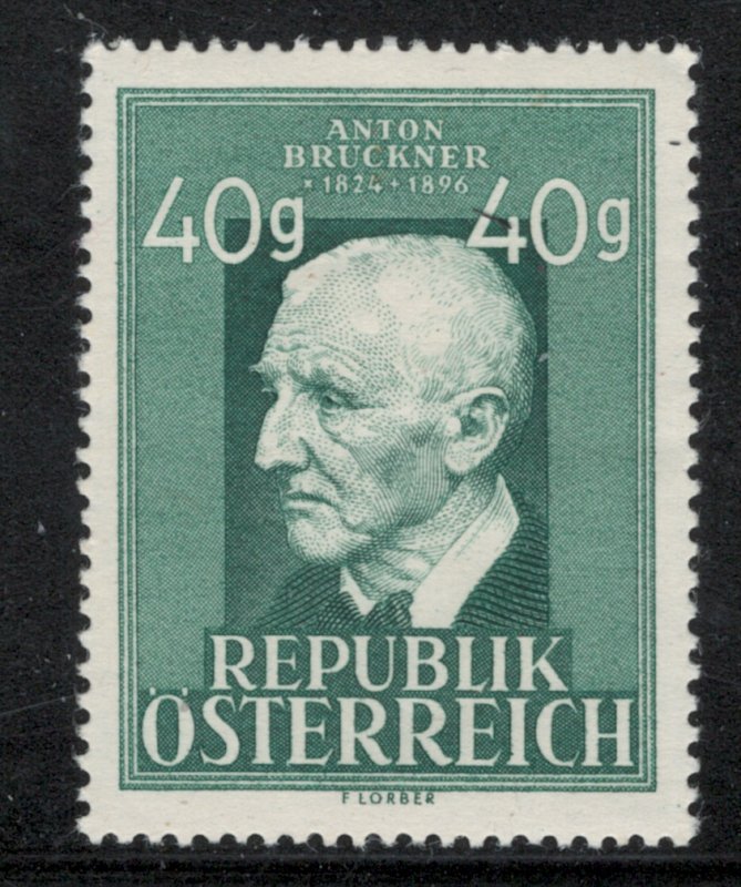 Austria 1948 Anton Bruckner 40g Scott # 518 MH