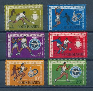 [114278] Cook Islands 1967 Sports South Pacific Games tennis football  MNH