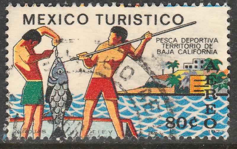 MEXICO C358, TOURISM PROMOTION, SPORT FISHING, BAJA CALIFORNIA. USED F-VF (1262)