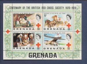 GRENADA  -  Scott 398a  - MNH S/S - Red Cross - 1970