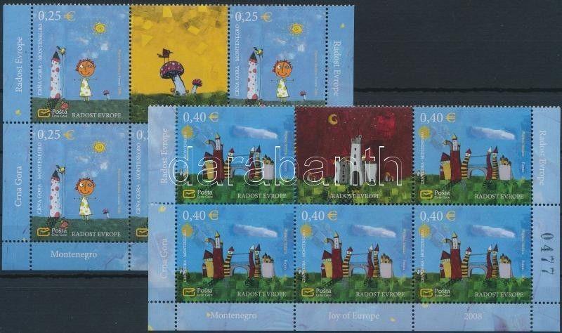 Montenegro stamp Childrens Drawing `A European delight` set 2008 MNH WS212018