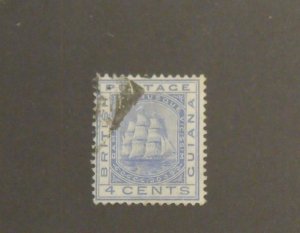 8877   Br Guiana   Used # 109   Seal of Colony          CV$ 6.50