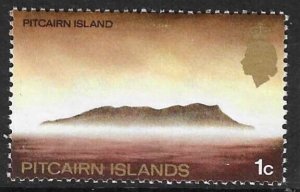 PITCAIRN ISLANDS SG94aw 1c  1971 PITCAIRN ISLANDS  WMK OT RIGHT OF C.A .MNH