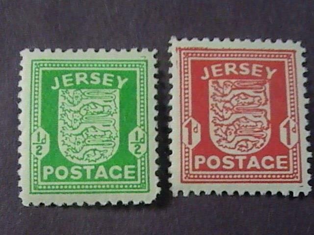 JERSEY # N1 & N2--MINT/HINGED---COMPLETE SET------1941-42