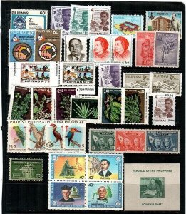 Philippines - small collection of Mint NH sets (Catalog Value $106.50)