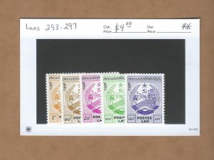 Laos  293-297  MNH