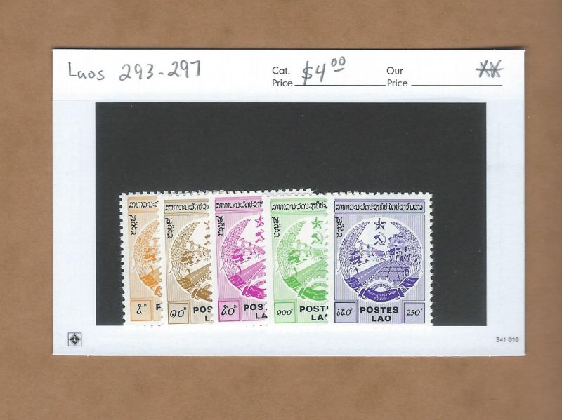 Laos  293-297  MNH