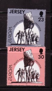 Jersey  Sc 708-09 1995 Europa stamp set mint NH