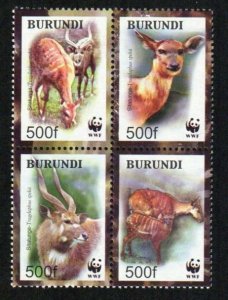 Burundi Stamp 774  - Sitatunga-WWF