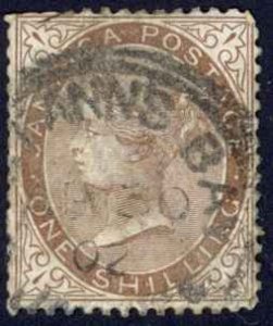 Jamaica Sc# 28 Used (a) 1897 Queen Victoria 