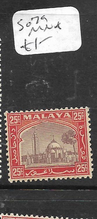 MALAYA SELANGOR    (PP2305B) 25C MOSQUE SG 79   MNH