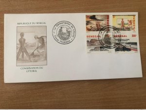 Senegal 1994 FDC Mi. 1294 1297 Conservation du Littoral Sable Sand Coast-