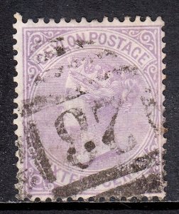 Ceylon - Scott #67 - Used - SCV $3.00