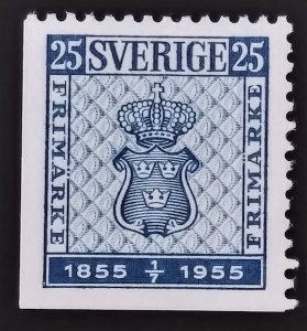 1955 SWEDEN 25 Ore MINT NH STAMP - ID:7269