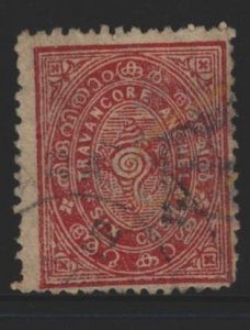 India Travancore Sc#13 Used