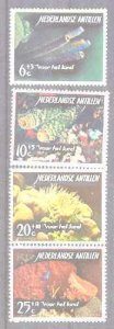 Netherlands Antilles B68-71 MNH Marine life/Corals SCV0