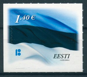 Estonia Flags Stamps 2020 MNH Estonian Flag Reprint National Emblems 1v S/A Set