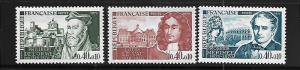 FRANCE, B434-B436, MNH, SURTAX FOR THE RED CROSS