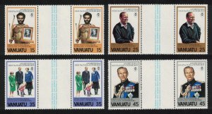 Vanuatu Duke of Edinburgh Award 4v Gutter Pairs 1981 MNH SC#304-307 SG#311-314