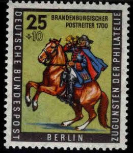 German Scott 9NB18 Post horse rider 1956 MNH**