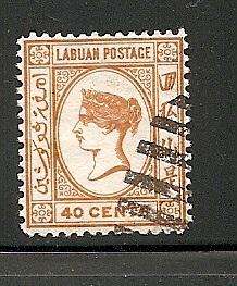 Labuan 1892 used Scott cat.# 39