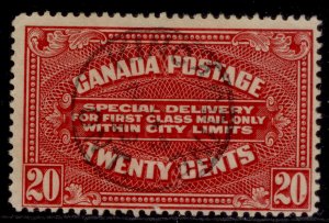 CANADA QV SG S4, 20c carmine-red, VERY FINE USED. CDS