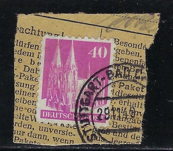 Germany AM Post Scott # 651, used, opp