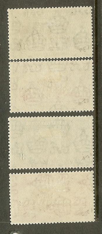 Gibraltar, Scott #'s 127-130, Adoption of Constitution, MLH