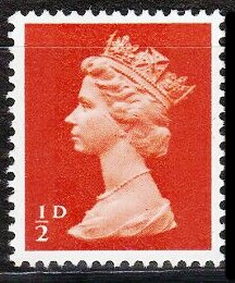 Great Britain SG#MH1 1/2p Queen Elizabeth II Machin (1967) VF MNH