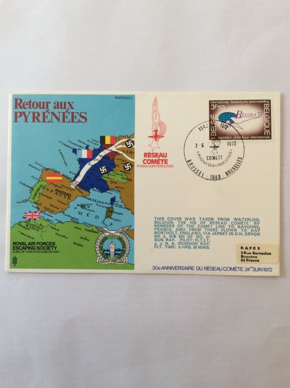 1972 cover Royal Airforce Escaping. Postmarked RAF Northolt on reverse.