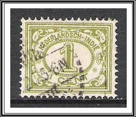 Netherlands Indies #102 Numeral Used