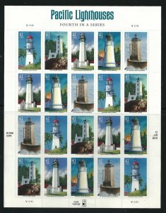 PCBstamps   US #4146/4150 Sheet  $8.20(4x5x41c)Lighthouses, MNH, (3)