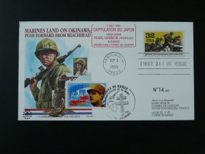 world war II ww2 Japan capitulation commemoration FDC USA 1995