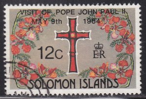 Solomon Islands 519 Flowers Around The Cross O/P 1984