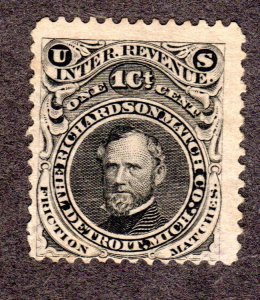 Match Stamp  Scott # RO158d  The Richardson Match Co.   Lot 190135