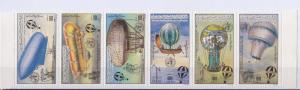 1985  LIBYA STAMP,  SPACE STRIP OF 6  STAMP , MNH