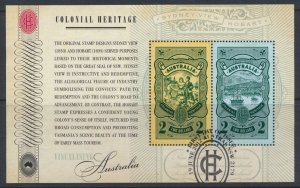 Australia SC# 3711c SG MS3797 Used Colonial Heritage with fdc see details & scan