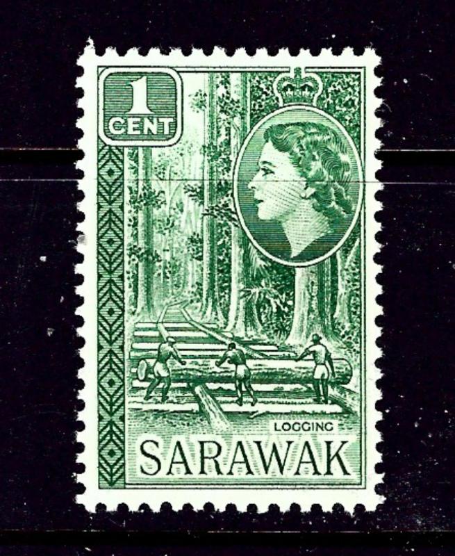 Sarawak 197 MH 1955 Logging