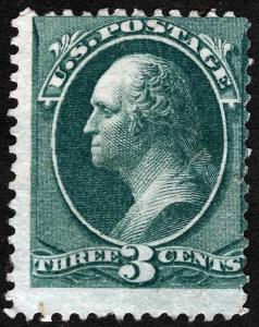 US Sc 158 Green 3¢ CBNCo. Printing Unused No Gum